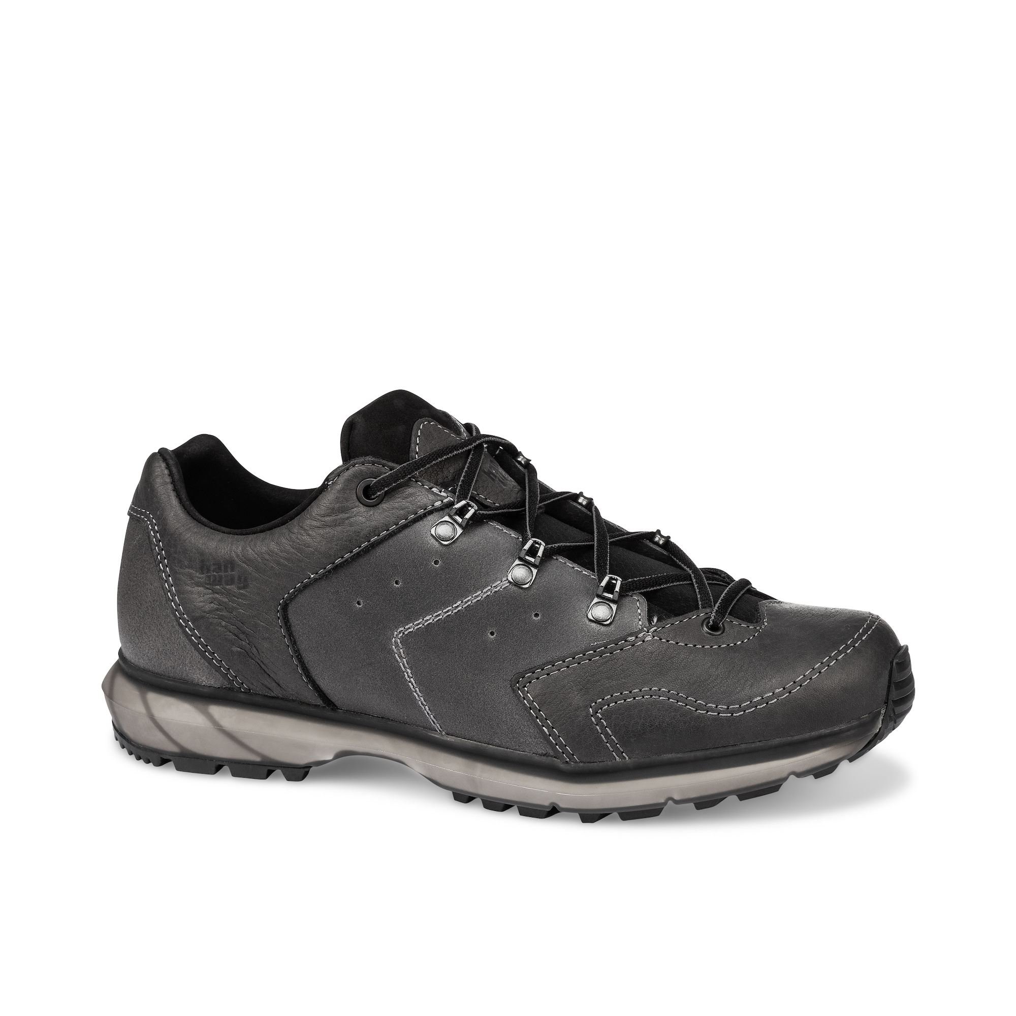 Hanwag Men's Palung Low Hiking Shoes Deep Grey/Black SEAPG7482